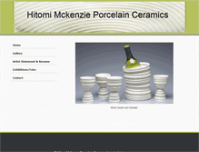 Tablet Screenshot of hitomimckenzie.com